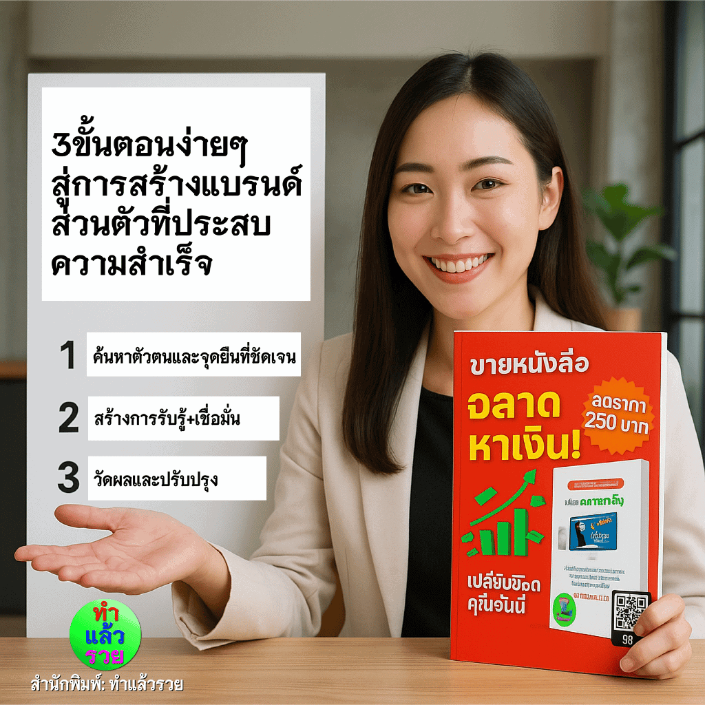 3ขั้นตอนง่ายๆสู่การสร้างแบรนด์ส่วนตัวให้สำเร็จ