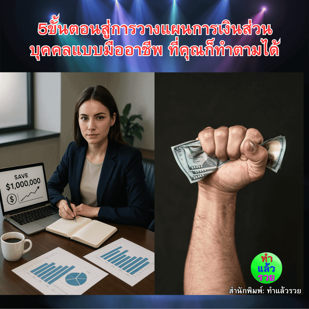 5ขั้นตอนสู่การวางแผนการเงินส่วนบุคคลแบบมืออาชีพ
