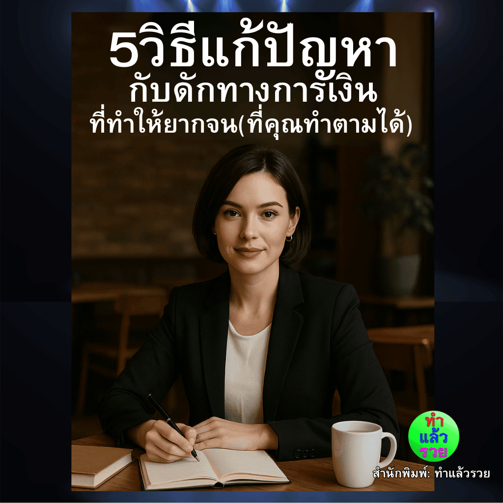 5วิธีแก้ปัญหากับดักทางการเงินที่ทำให้ยากจนที่คุณก็ทำตามได้