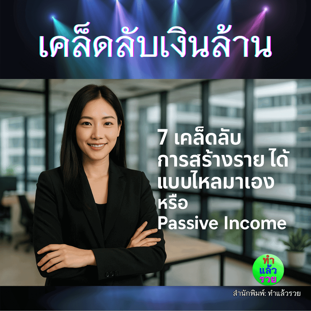 7เคล็ดลับการสร้างรายได้แบบไหลมาเอง-หรือ-Passive-Income